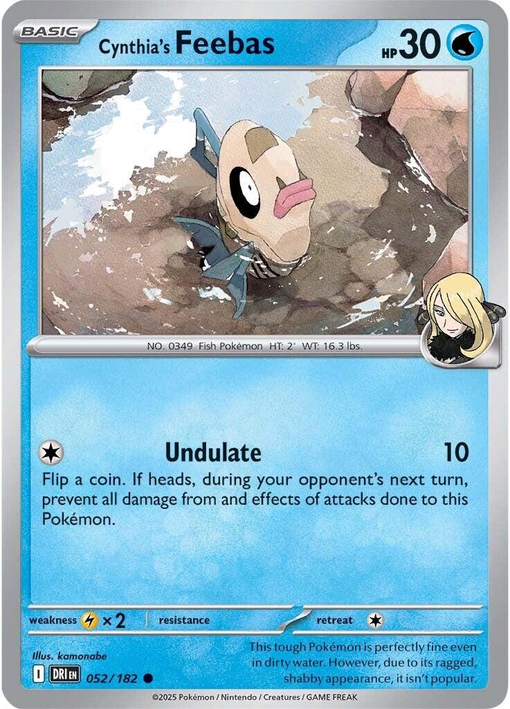 Cynthia's Feebas (052/182) [Scarlet & Violet: Destined Rivals] - The Mythic Store | 24h Order Processing