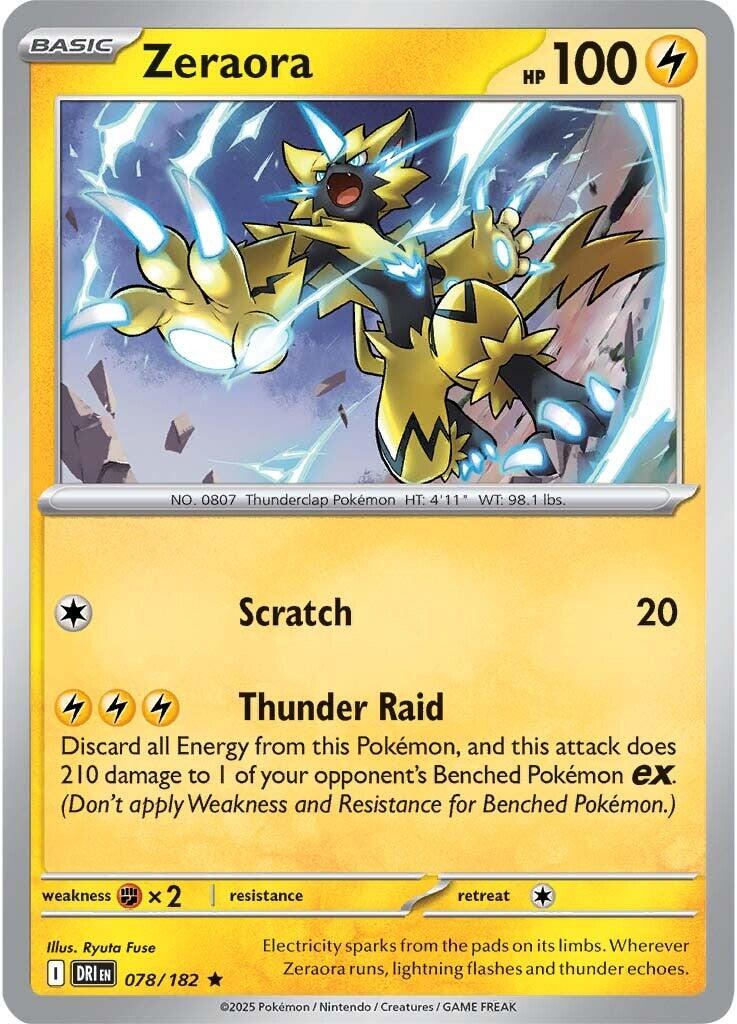 Zeraora (078/182) [Scarlet & Violet: Destined Rivals] - The Mythic Store | 24h Order Processing