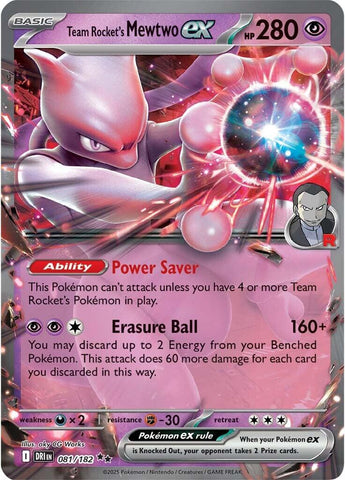 Team Rocket's Mewtwo ex (081/182) [Scarlet & Violet: Destined Rivals] - The Mythic Store | 24h Order Processing