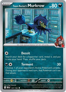 Team Rocket's Murkrow (127/182) [Scarlet & Violet: Destined Rivals] - The Mythic Store | 24h Order Processing