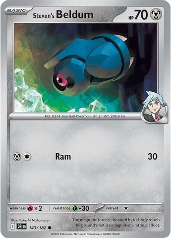 Steven's Beldum (143/182) [Scarlet & Violet: Destined Rivals] - The Mythic Store | 24h Order Processing