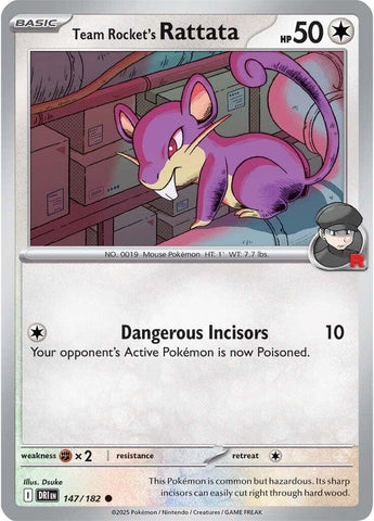 Team Rocket's Rattata (147/182) [Scarlet & Violet: Destined Rivals] - The Mythic Store | 24h Order Processing