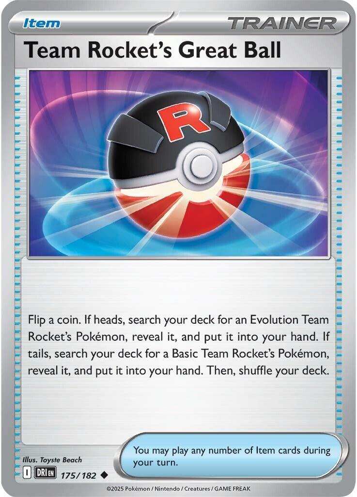 Team Rocket's Great Ball (175/182) [Scarlet & Violet: Destined Rivals] - The Mythic Store | 24h Order Processing