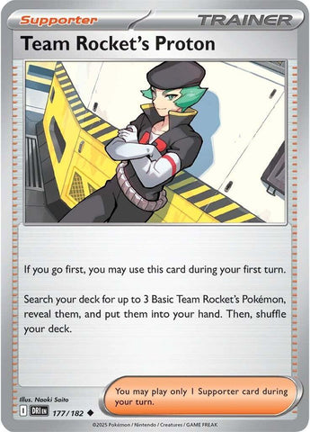 Team Rocket's Proton (177/182) [Scarlet & Violet: Destined Rivals] - The Mythic Store | 24h Order Processing