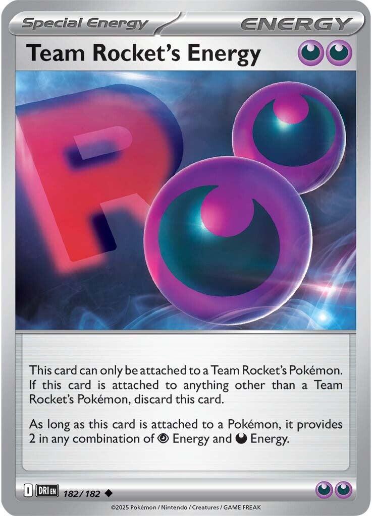 Team Rocket's Energy (182/182) [Scarlet & Violet: Destined Rivals] - The Mythic Store | 24h Order Processing