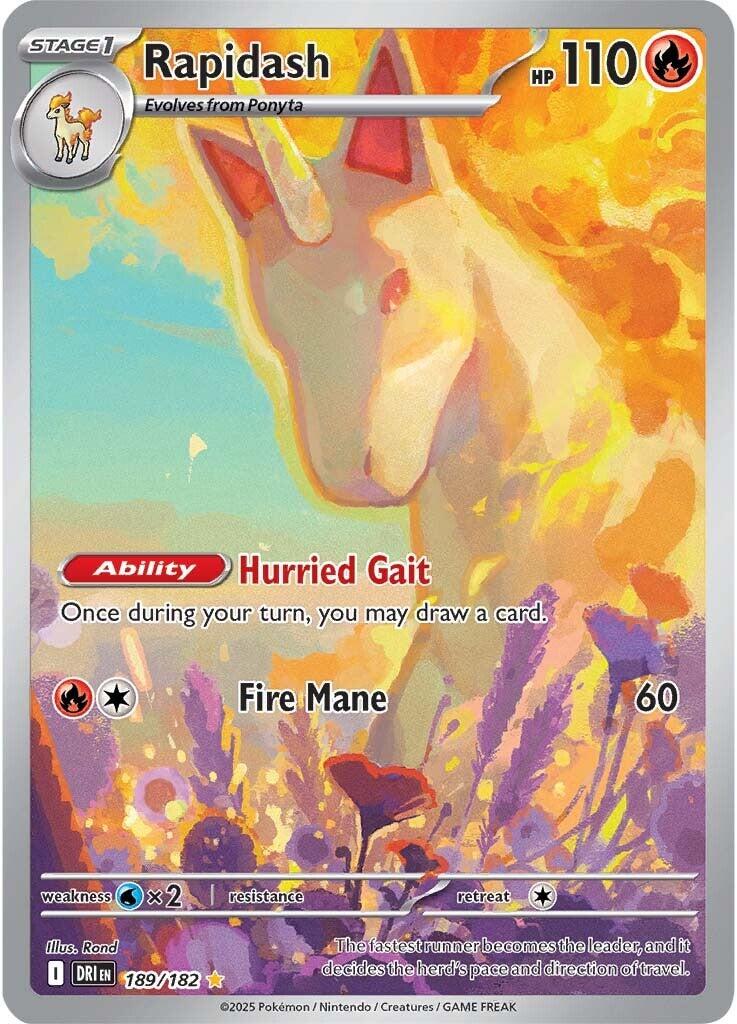 Rapidash (189/182) [Scarlet & Violet: Destined Rivals] - The Mythic Store | 24h Order Processing