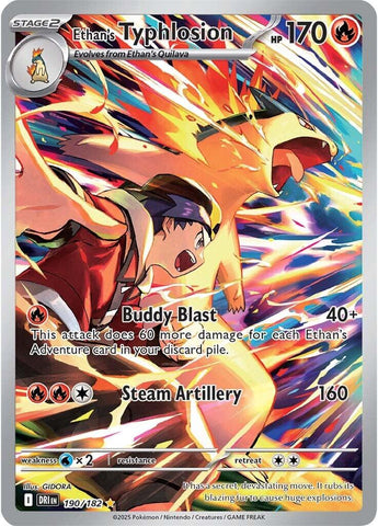 Ethan's Typhlosion (190/182) [Scarlet & Violet: Destined Rivals] - The Mythic Store | 24h Order Processing