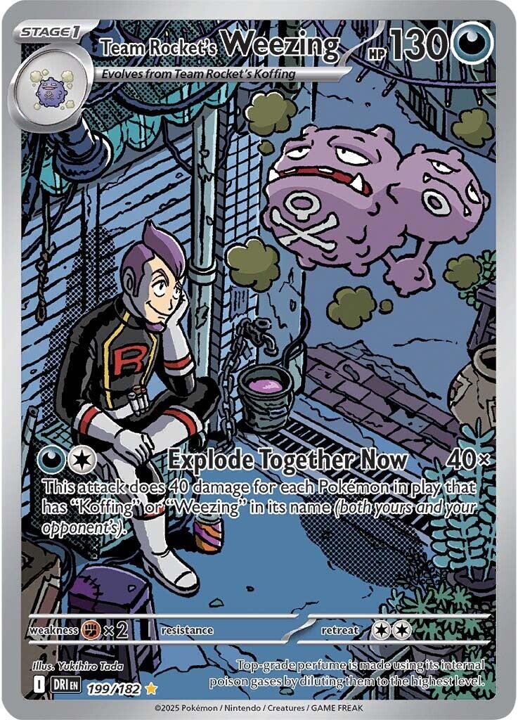 Team Rocket's Weezing (199/182) [Scarlet & Violet: Destined Rivals] - The Mythic Store | 24h Order Processing