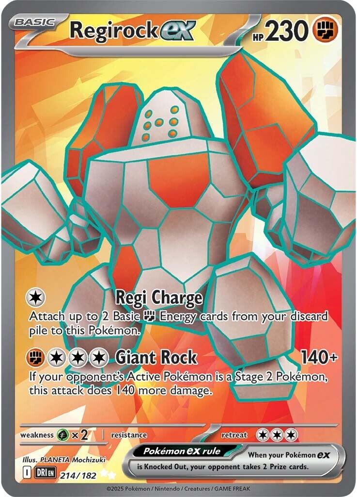 Regirock ex (214/182) [Scarlet & Violet: Destined Rivals] - The Mythic Store | 24h Order Processing