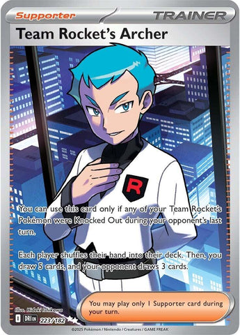 Team Rocket's Archer (223/182) [Scarlet & Violet: Destined Rivals] - The Mythic Store | 24h Order Processing