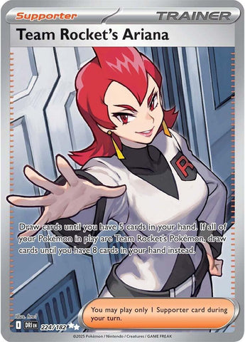Team Rocket's Ariana (224/182) [Scarlet & Violet: Destined Rivals] - The Mythic Store | 24h Order Processing