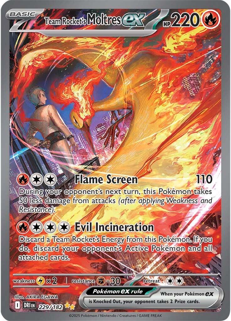Team Rocket's Moltres ex (229/182) [Scarlet & Violet: Destined Rivals] - The Mythic Store | 24h Order Processing