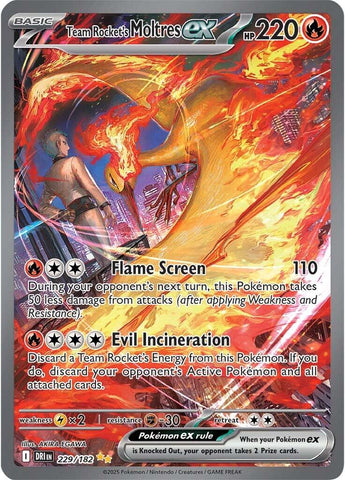 Team Rocket's Moltres ex (229/182) [Scarlet & Violet: Destined Rivals] - The Mythic Store | 24h Order Processing