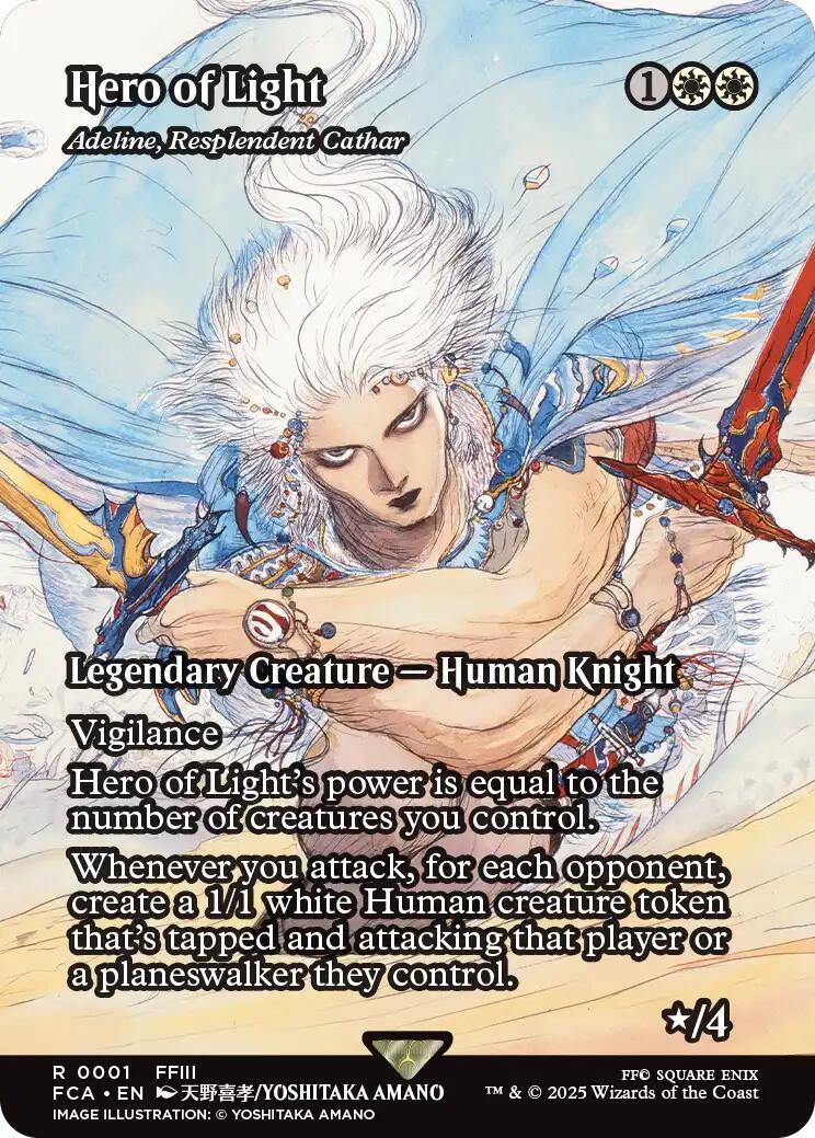 Hero of Light - Adeline, Resplendent Cathar (Showcase) [FINAL FANTASY : Through the Ages] - The Mythic Store | 24h Order Processing