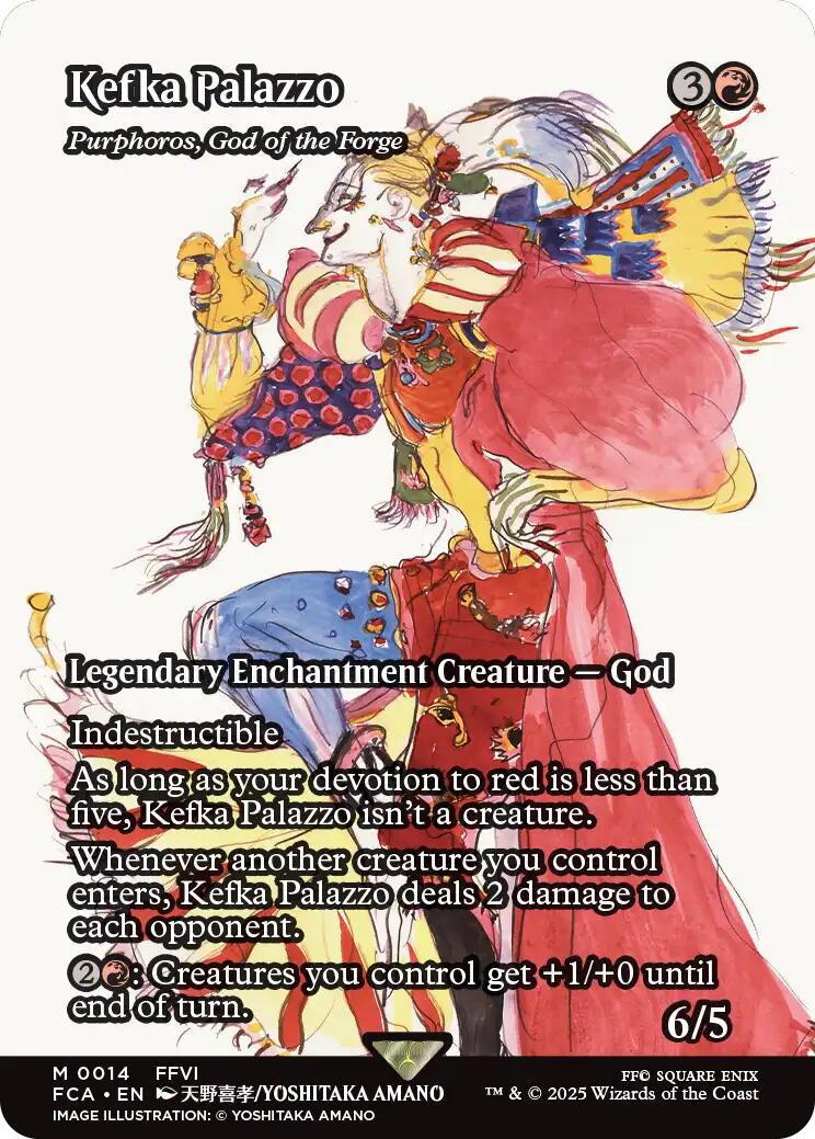 Kefka Palazzo - Purphoros, God of the Forge (Showcase) [FINAL FANTASY : Through the Ages] - The Mythic Store | 24h Order Processing