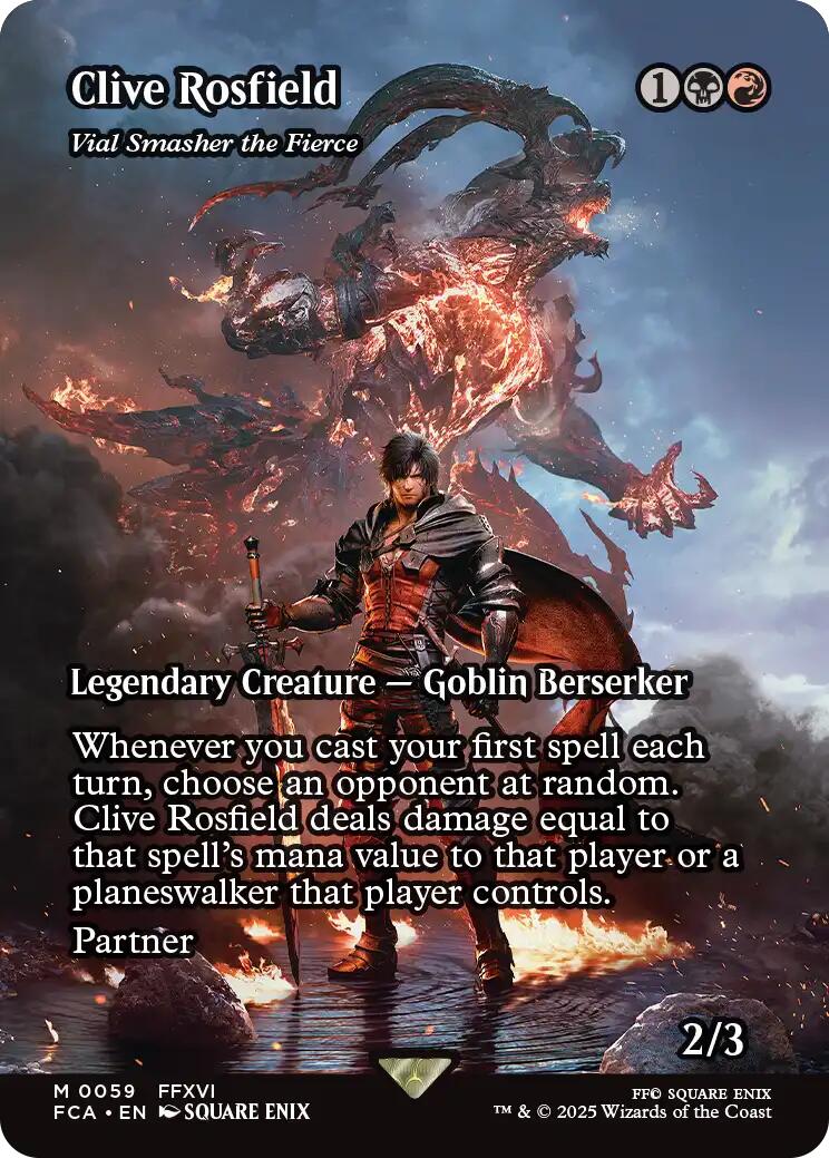 Clive Rosfield - Vial Smasher the Fierce (Showcase) [FINAL FANTASY : Through the Ages] - The Mythic Store | 24h Order Processing