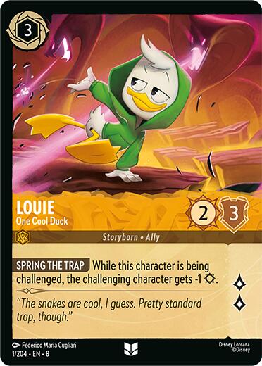 Louie - One Cool Duck (Cold Foil) (1/204) [Reign of Jafar] - The Mythic Store | 24h Order Processing