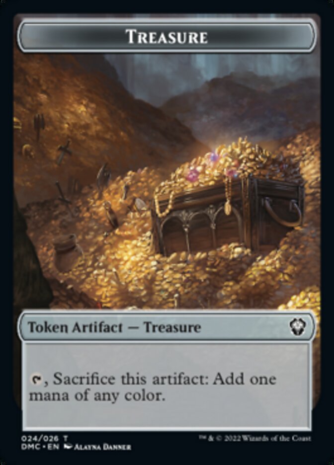 Treasure Token [Dominaria United Commander Tokens] - The Mythic Store | 24h Order Processing