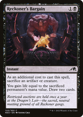 Reckoner's Bargain [Kamigawa: Neon Dynasty] - The Mythic Store | 24h Order Processing