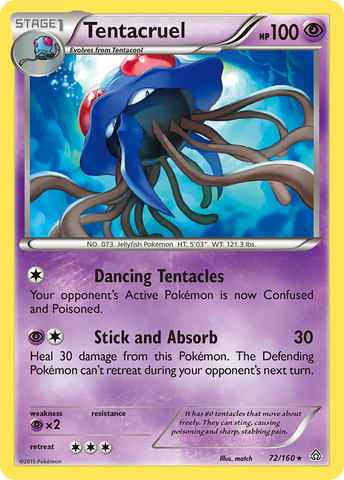 Tentacruel (72/160) [XY: Primal Clash] - The Mythic Store | 24h Order Processing
