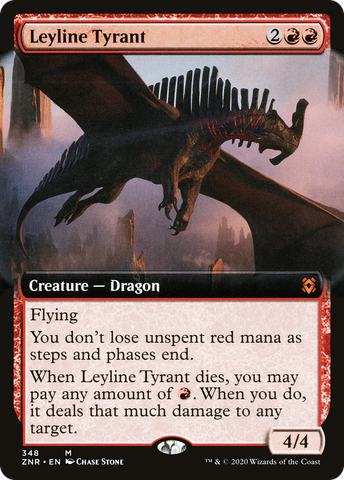 Leyline Tyrant (Extended Art) [Zendikar Rising] - The Mythic Store | 24h Order Processing