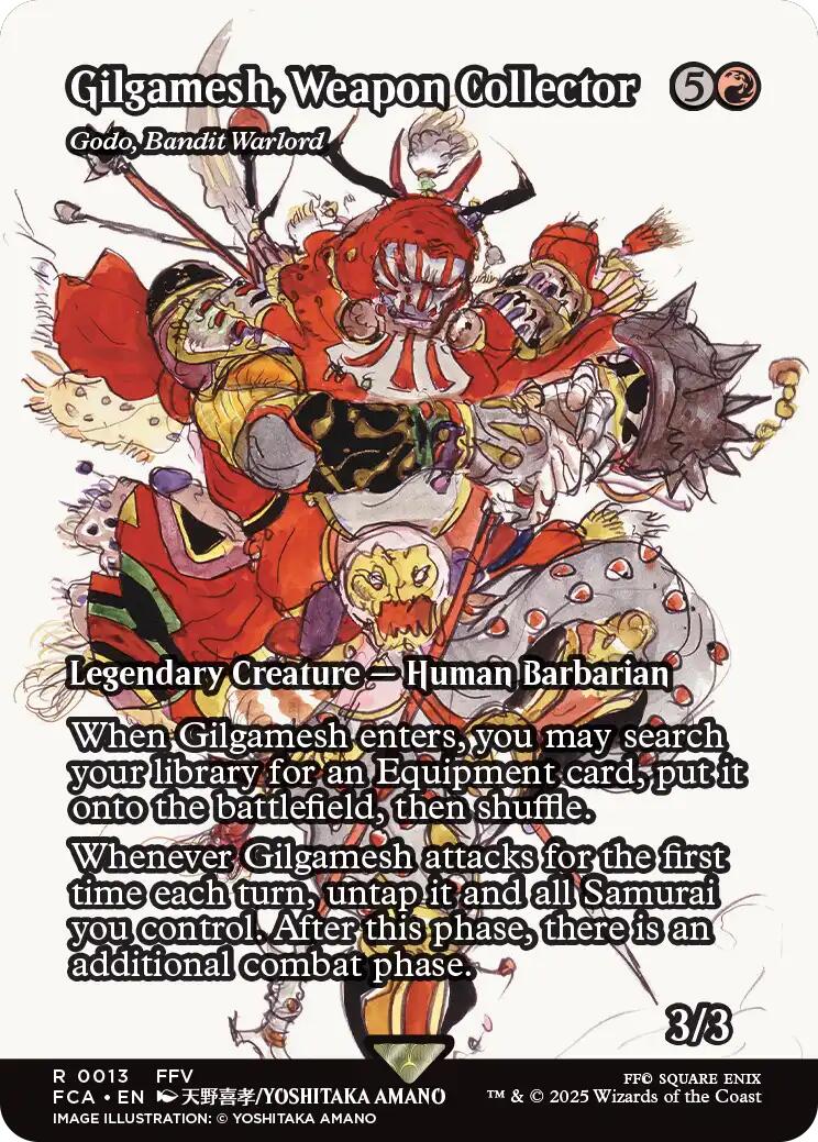 Gilgamesh, Weapon Collector - Godo, Bandit Warlord (Showcase) [FINAL FANTASY : Through the Ages] - The Mythic Store | 24h Order Processing