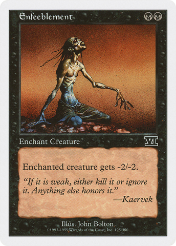 Enfeeblement [Classic Sixth Edition] - The Mythic Store | 24h Order Processing