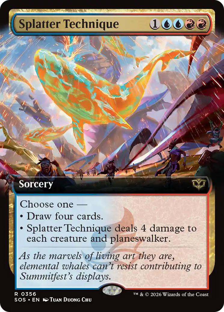 Splatter Technique (Extended Art) [Secrets of Strixhaven] - The Mythic Store | 24h Order Processing