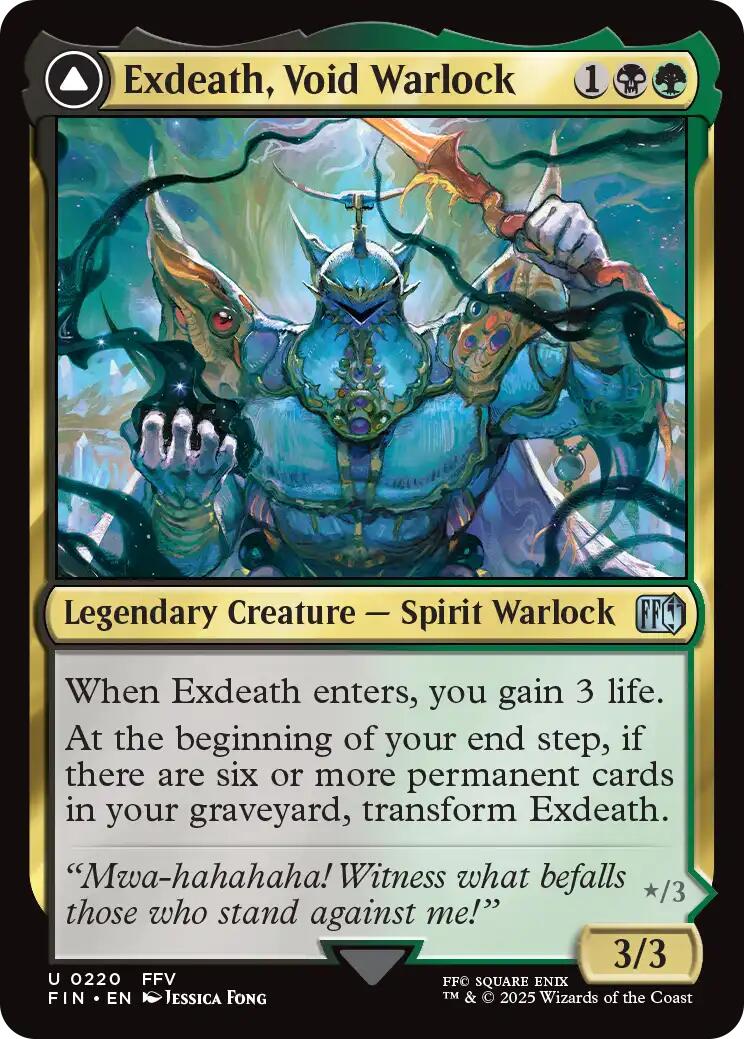 Exdeath, Void Warlock // Neo Exdeath, Dimension's End [FINAL FANTASY] - The Mythic Store | 24h Order Processing