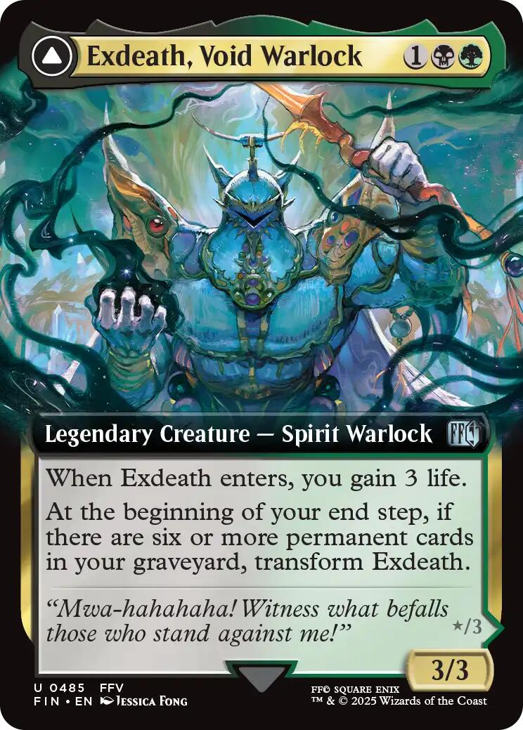 Exdeath, Void Warlock // Neo Exdeath, Dimension's End (Extended Art) [FINAL FANTASY] - The Mythic Store | 24h Order Processing