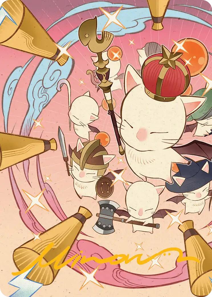 Summon: Good King Mog XII Art Card (Gold-Stamped Signature) [FINAL FANTASY Art Series] - The Mythic Store | 24h Order Processing