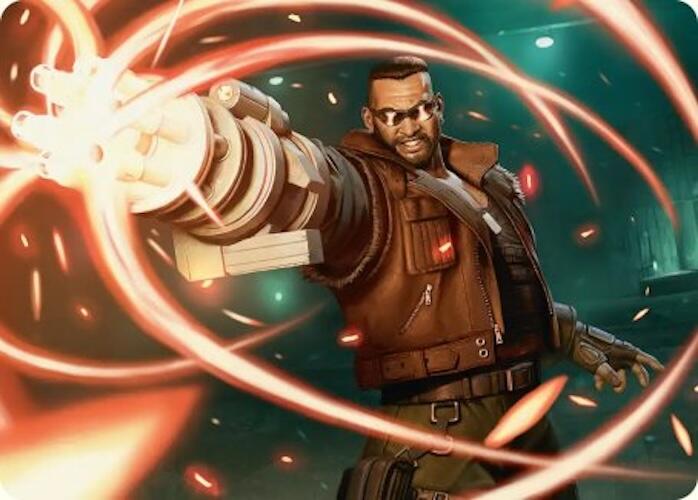 Barret Wallace Art Card [FINAL FANTASY Art Series] - The Mythic Store | 24h Order Processing