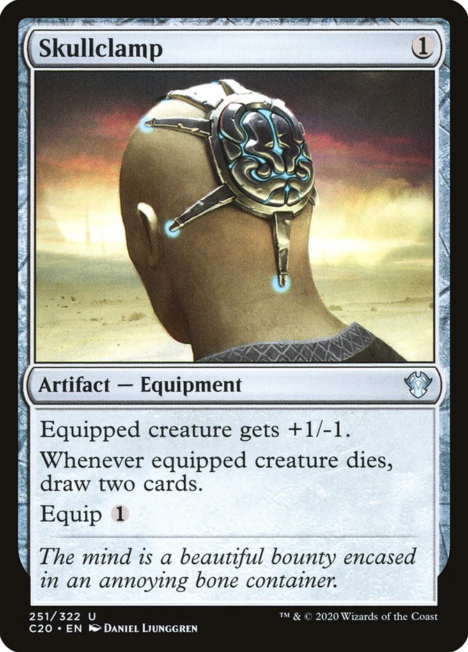 Skullclamp [Commander 2020] - The Mythic Store | 24h Order Processing