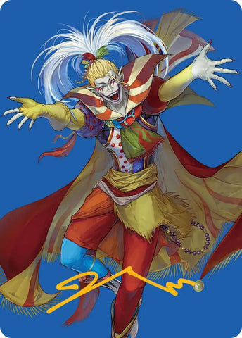 Kefka, Court Mage Art Card (Gold-Stamped Signature) [FINAL FANTASY Art Series] - The Mythic Store | 24h Order Processing