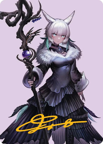 Y'shtola, Night's Blessed Art Card (53) (Gold-Stamped Signature) [FINAL FANTASY Art Series] - The Mythic Store | 24h Order Processing
