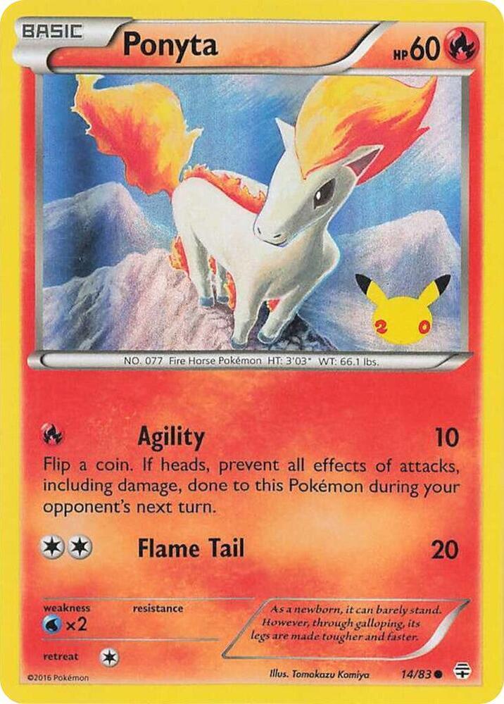 Ponyta (014/083) (UK Exclusive Promo) [Miscellaneous Cards] - The Mythic Store | 24h Order Processing