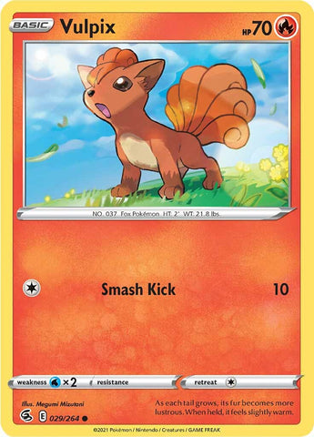 Vulpix (029/264) [Sword & Shield: Fusion Strike] - The Mythic Store | 24h Order Processing