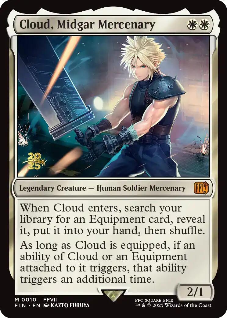Cloud, Midgar Mercenary [FINAL FANTASY Prerelease Promo] - The Mythic Store | 24h Order Processing
