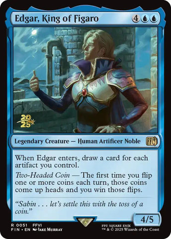 Edgar, King of Figaro [FINAL FANTASY Prerelease Promo] - The Mythic Store | 24h Order Processing