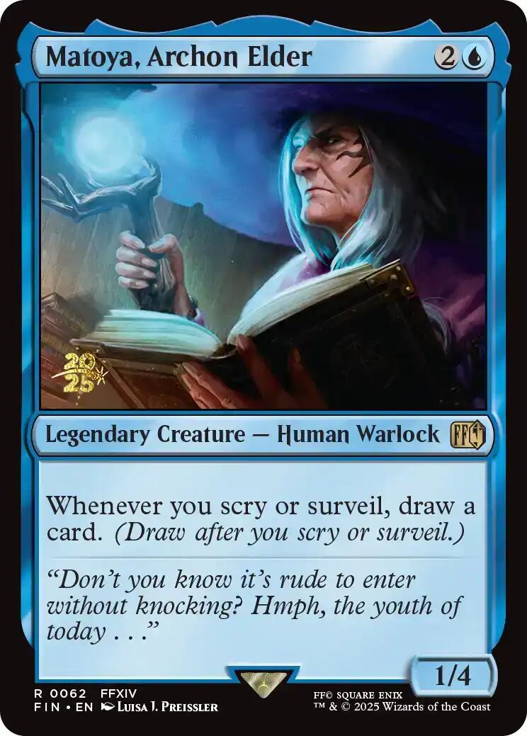 Matoya, Archon Elder [FINAL FANTASY Prerelease Promo] - The Mythic Store | 24h Order Processing