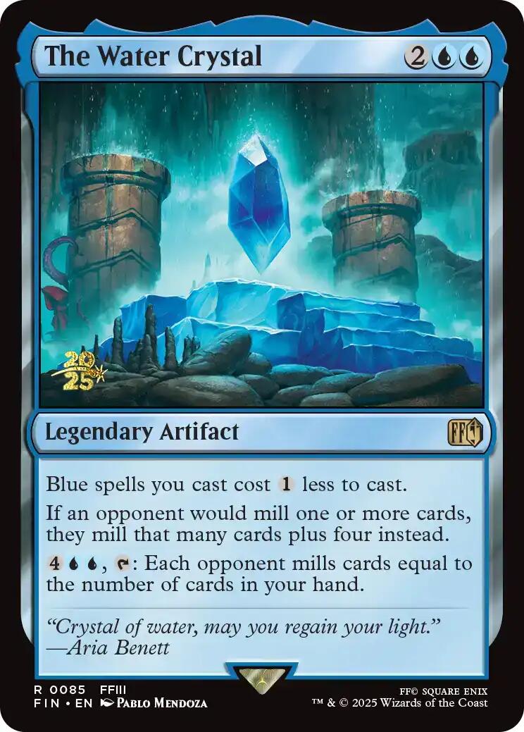 The Water Crystal [FINAL FANTASY Prerelease Promo] - The Mythic Store | 24h Order Processing