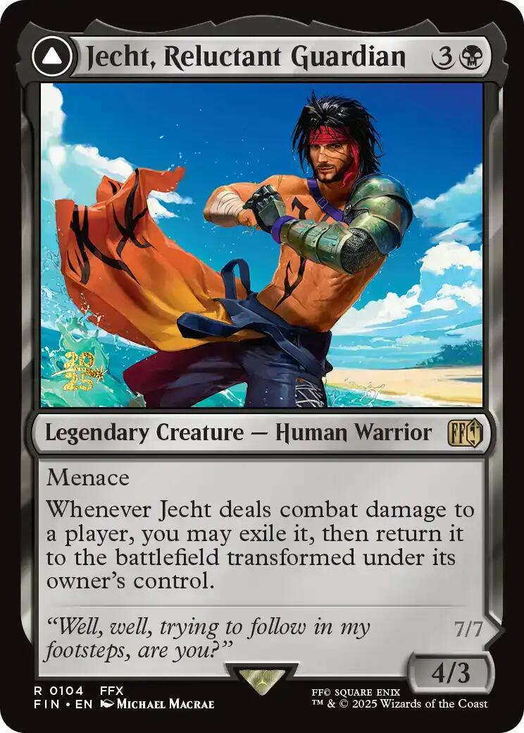 Jecht, Reluctant Guardian // Braska's Final Aeon [FINAL FANTASY Prerelease Promo] - The Mythic Store | 24h Order Processing