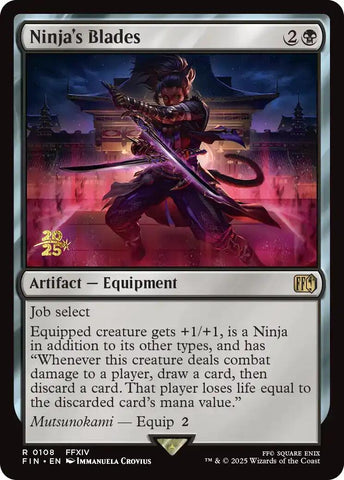 Ninja's Blades [FINAL FANTASY Prerelease Promo] - The Mythic Store | 24h Order Processing
