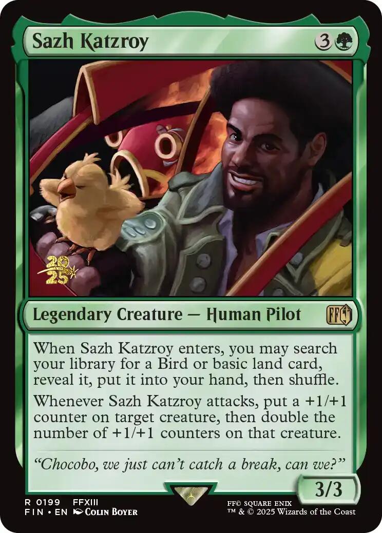 Sazh Katzroy [FINAL FANTASY Prerelease Promo] - The Mythic Store | 24h Order Processing