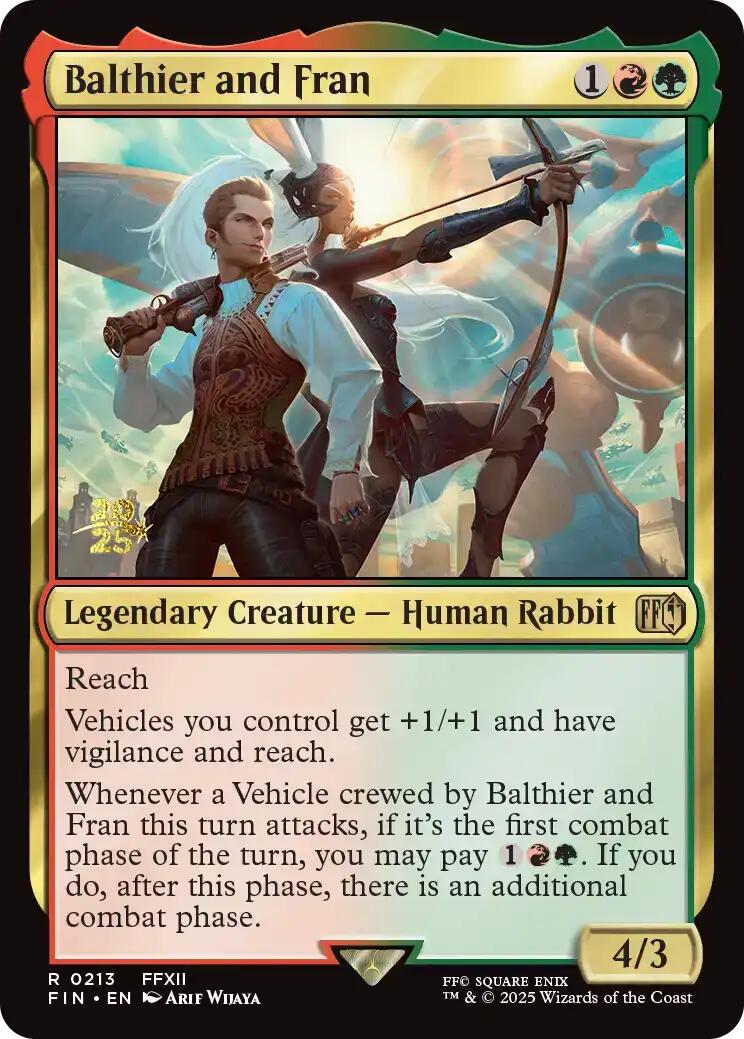 Balthier and Fran [FINAL FANTASY Prerelease Promo] - The Mythic Store | 24h Order Processing