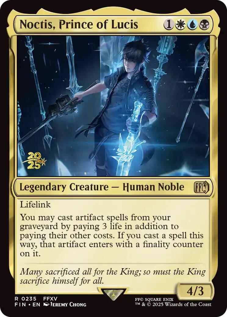 Noctis, Prince of Lucis [FINAL FANTASY Prerelease Promo] - The Mythic Store | 24h Order Processing