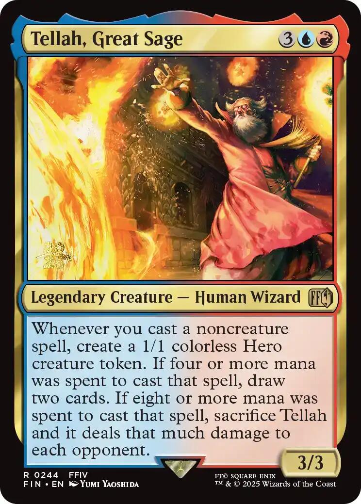 Tellah, Great Sage [FINAL FANTASY Prerelease Promo] - The Mythic Store | 24h Order Processing