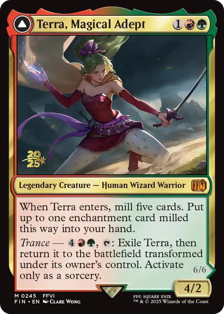 Terra, Magical Adept // Esper Terra [FINAL FANTASY Prerelease Promo] - The Mythic Store | 24h Order Processing