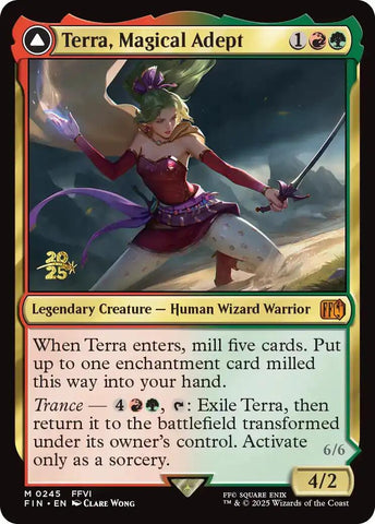 Terra, Magical Adept // Esper Terra [FINAL FANTASY Prerelease Promo] - The Mythic Store | 24h Order Processing