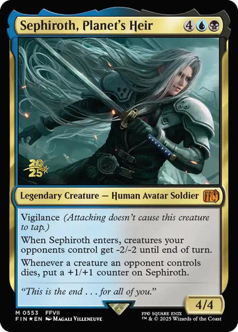 Sephiroth, Planet's Heir [FINAL FANTASY Prerelease Promo] - The Mythic Store | 24h Order Processing